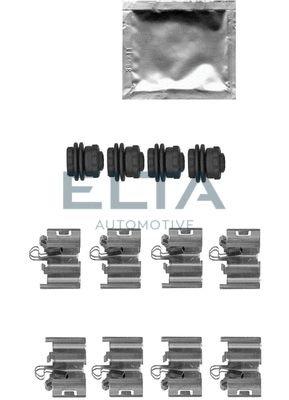 Kit d'accessoires, plaquette de frein à disque ELTA AUTOMOTIVE EA8814