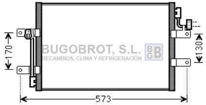 Condenseur, climatisation BUGOBROT 62-FT5393