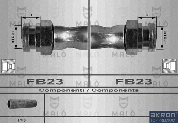 Flexible de frein AKRON-MALÒ 8384