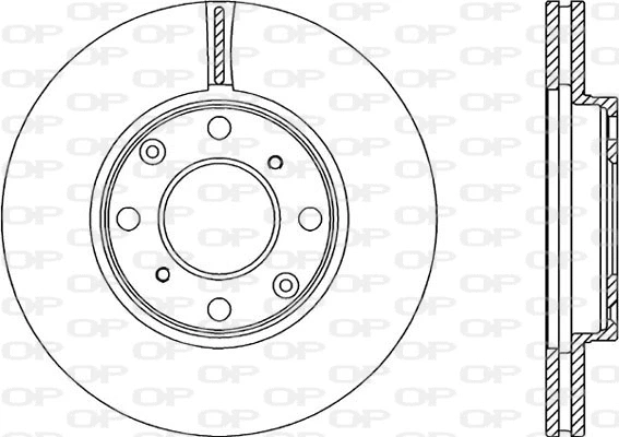 Disque de frein OPEN PARTS BDA1919.20