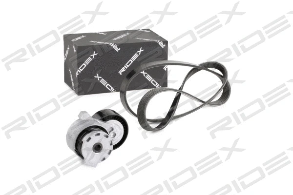 Jeu de courroies trapézoïdales à nervures RIDEX 542R0011