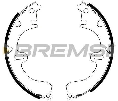 Jeu de mâchoires de frein BREMSI GF0934