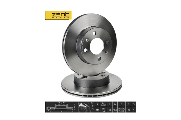 Disque de frein ZentParts Z06106
