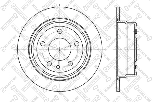 Disque de frein STELLOX 6020-1514-SX