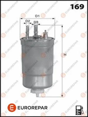 Filtre à carburant EUROREPAR 1643630680