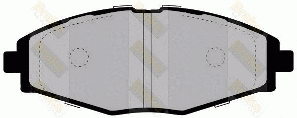 Kit de plaquettes de frein, frein à disque Brake ENGINEERING PA1192