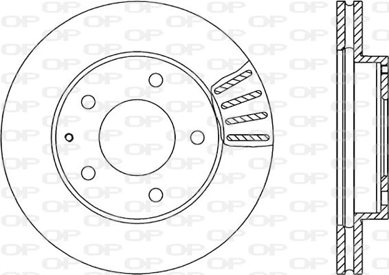 Disque de frein OPEN PARTS BDA1277.20