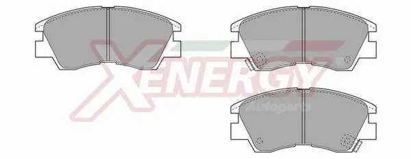 Kit de plaquettes de frein, frein à disque AP XENERGY X40372