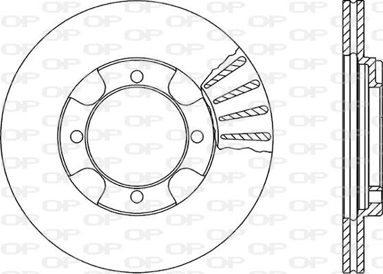 Disque de frein OPEN PARTS BDR1346.20