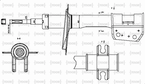 Amortisseur TOOR SG10060