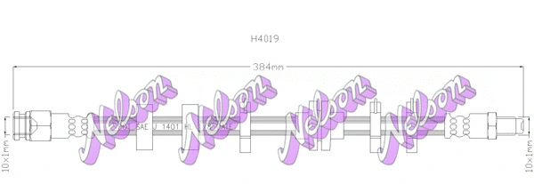 Flexible de frein KAWE H4019
