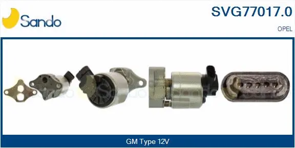 Vanne EGR SANDO SVG77017.0