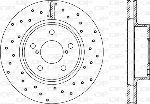 Disque de frein OPEN PARTS BDRS1491.25