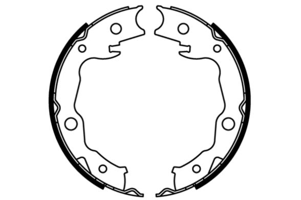 Jeu de mâchoires de frein E.T.F. 09-0710