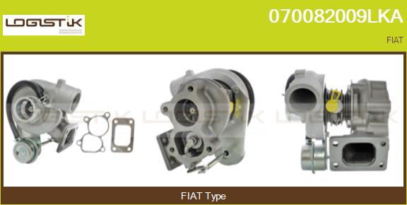 Turbocompresseur, suralimentation LGK 070082009LKA