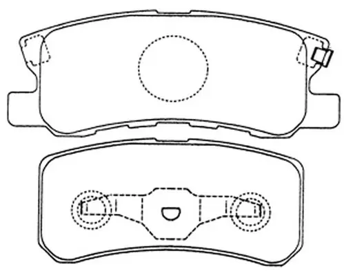 Kit de plaquettes de frein, frein à disque FIT FP0868