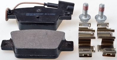 Kit de plaquettes de frein, frein à disque DENCKERMANN B111282
