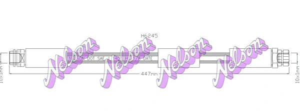 Flexible de frein KAWE H6245