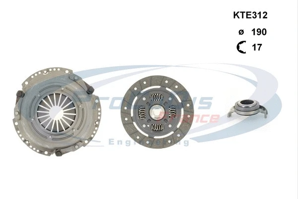 Kit d'embrayage PROCODIS FRANCE KTE312