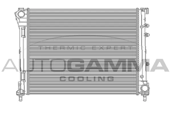 Radiateur, refroidissement du moteur AUTOGAMMA 104620