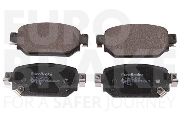 Kit de plaquettes de frein, frein à disque EUROBRAKE 5502223267