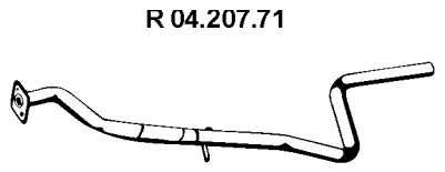 Tuyau d'échappement EBERSPÄCHER 04.207.71