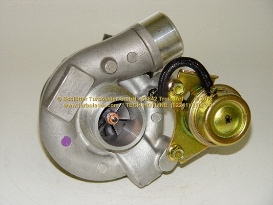Turbocompresseur, suralimentation SCHLÜTTER TURBOLADER 172-06555