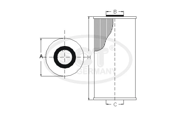 Filtre à huile SCT - MANNOL SH 4723