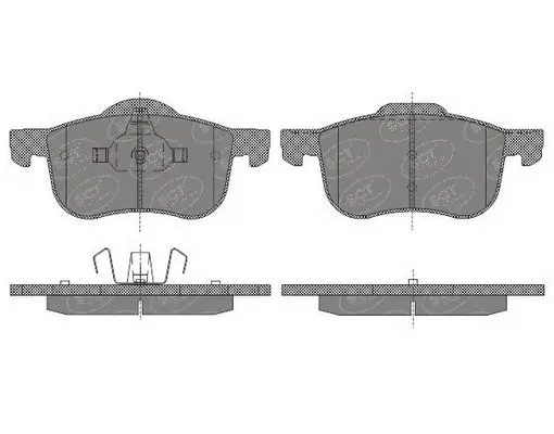 Kit de plaquettes de frein, frein à disque SCT - MANNOL SP 655 PR