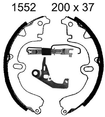 Jeu de mâchoires de frein BSF 06394X