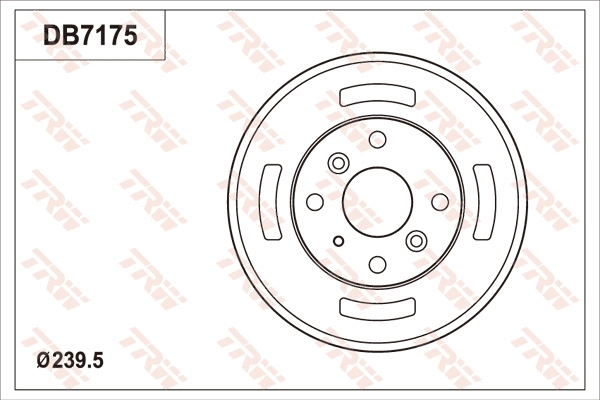 Tambour de frein TRW DB7175