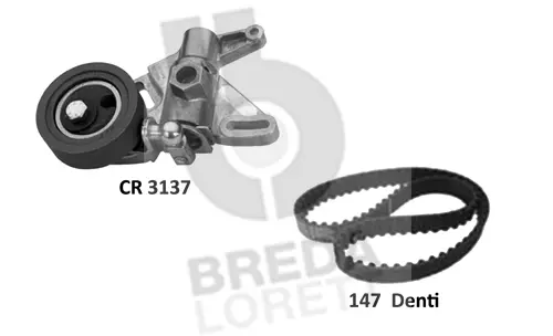 Kit de courroie crantée BREDA LORETT KCD0284