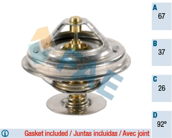 Thermostat, liquide de refroidissement FAE 5302692
