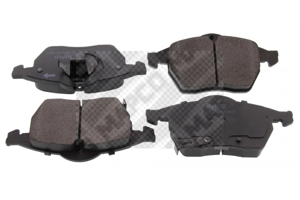 Kit de plaquettes de frein, frein à disque MAPCO 6148