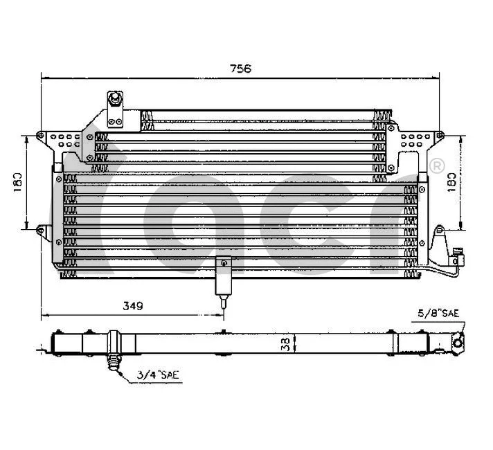 Condenseur, climatisation ACR 300126