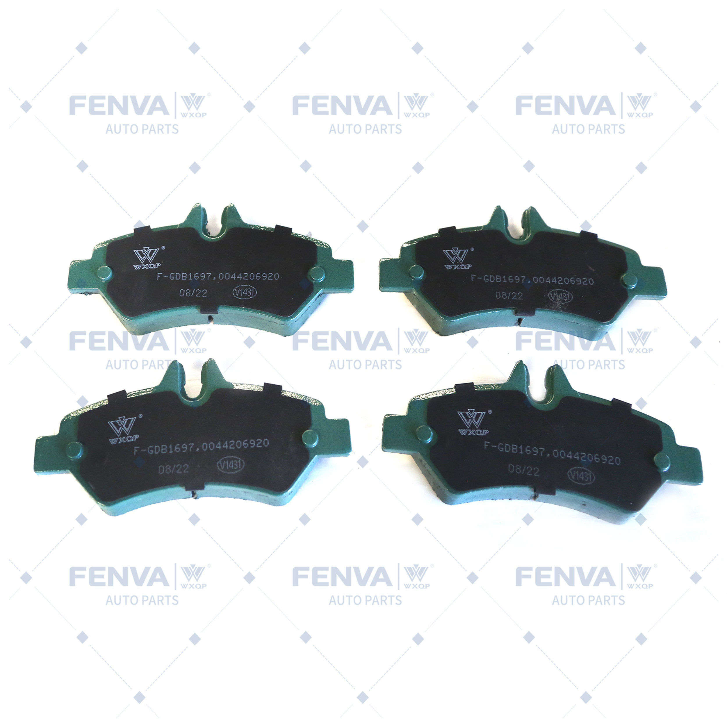 Kit de plaquettes de frein, frein à disque WXQP 140255