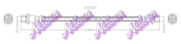 Flexible de frein KAWE H7287