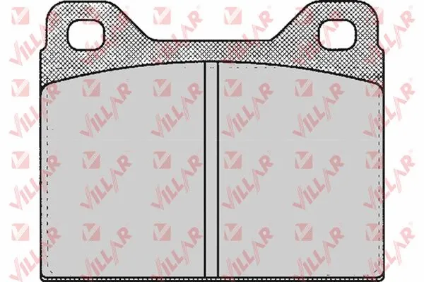 Kit de plaquettes de frein, frein à disque VILLAR 626.0144