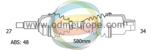 Arbre de transmission 4X4 ESTANFI EST-18-221321