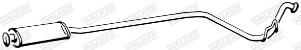 Silencieux avant WALKER 17271