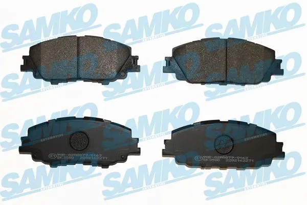 Kit de plaquettes de frein, frein à disque SAMKO 5SP2271