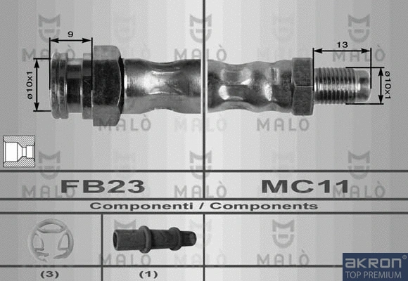 Flexible de frein AKRON-MALÒ 8426