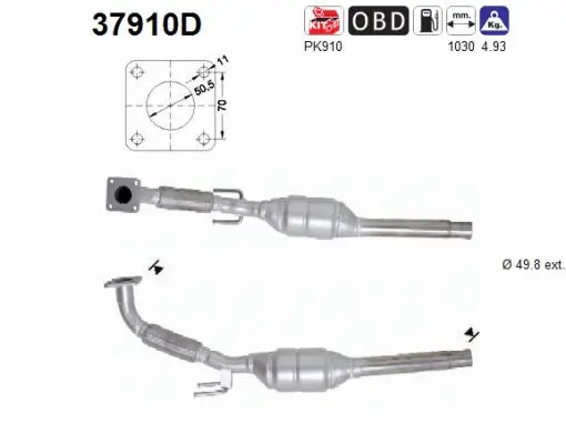 Catalyseur AS 37910D