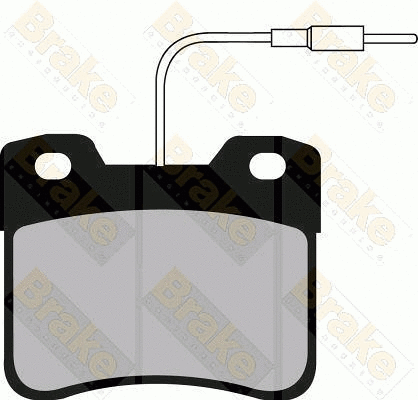 Kit de plaquettes de frein, frein à disque Brake ENGINEERING PA598