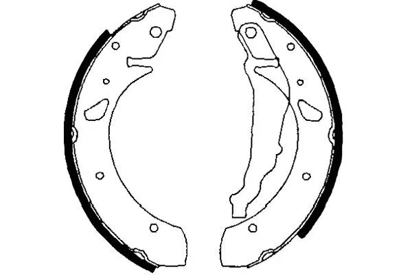 Jeu de mâchoires de frein KAVO PARTS KBS-2912