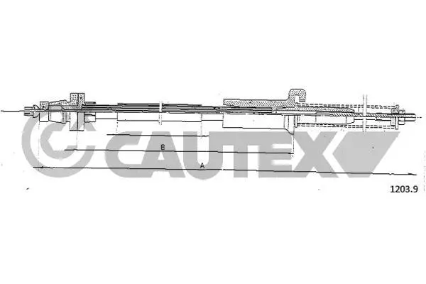 Câble d'accélération CAUTEX 761105