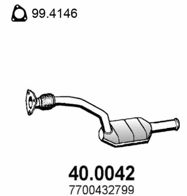 Catalyseur ASSO 40.0042
