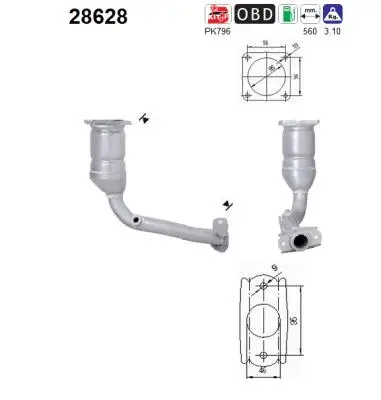 Catalyseur AS 28628