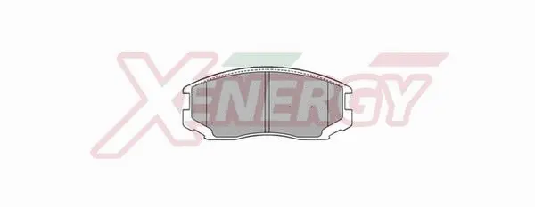 Kit de plaquettes de frein, frein à disque AP XENERGY X40496