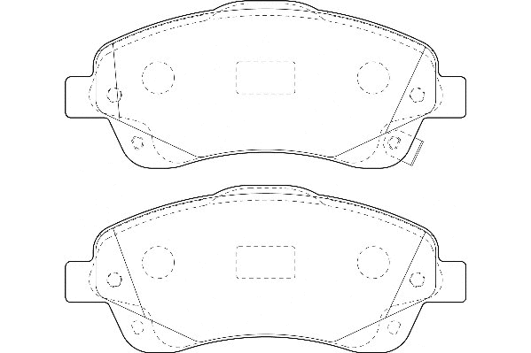 Kit de plaquettes de frein, frein à disque Omnicraft 2135130